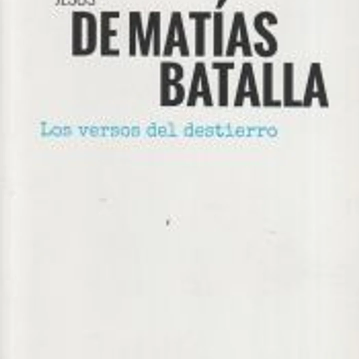 LOS VERSOS DEL DESTIERRO 1