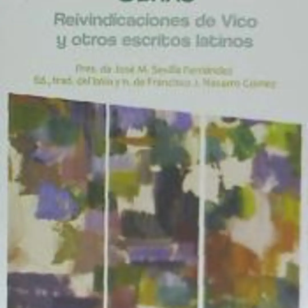 OBRAS IV REIVINDICACIONES DE VICO Y OTROS ESCRITOS LATINOS 1