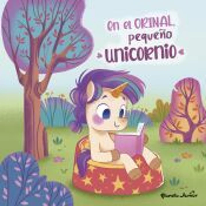 En el orinal, pequeño unicornio 1