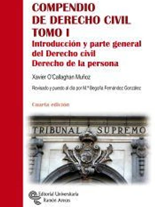 Compendio de Derecho Civil. Tomo I