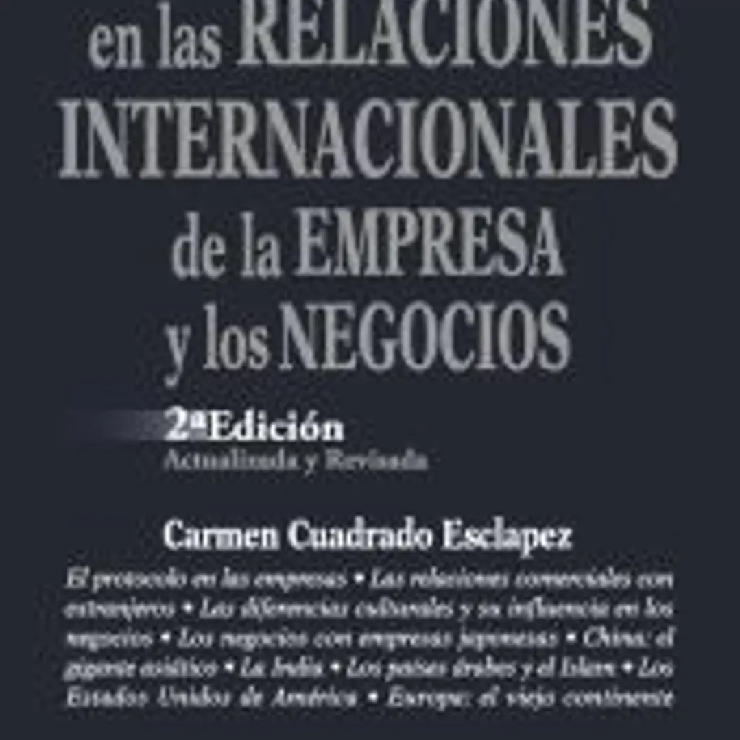 PROTOCOLO EN LAS RELACIONES INTERNACIONALES DE LA EMPRESA Y LOS NEGOCIOS 1