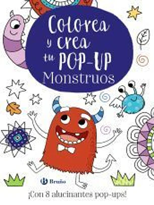 Colorea y crea tu pop-up. Monstruos
