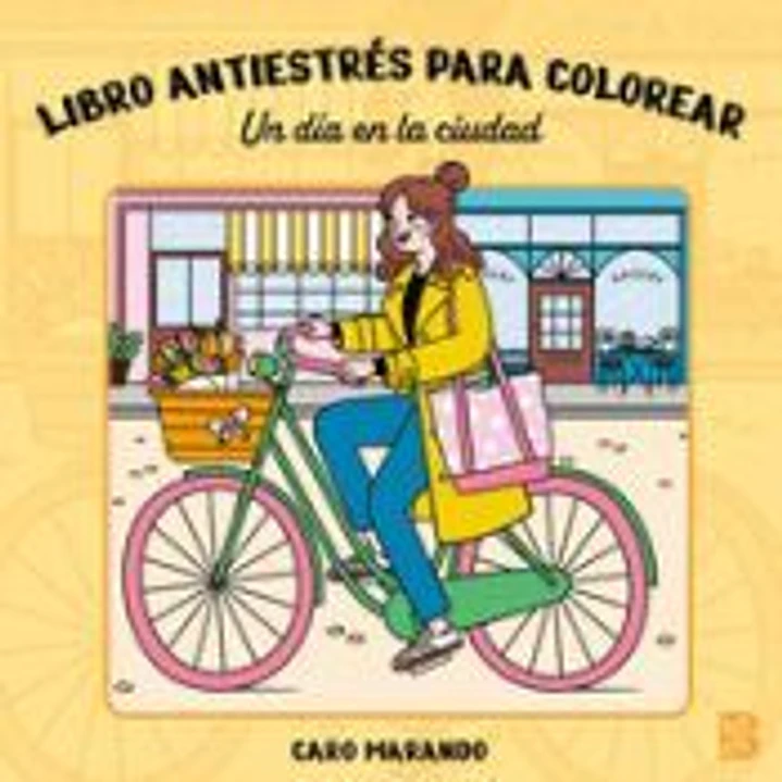 LIBRO ANTIESTRÉS PARA COLOREAR-UN DÍA EN LA CIUDAD 1