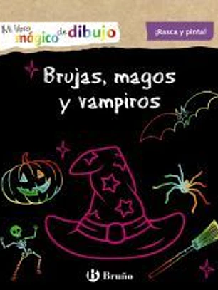 Mi libro mágico de dibujo. Brujas, magos y vampiros