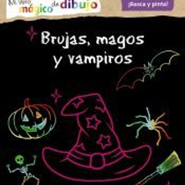 Mi libro mágico de dibujo. Brujas, magos y vampiros 1
