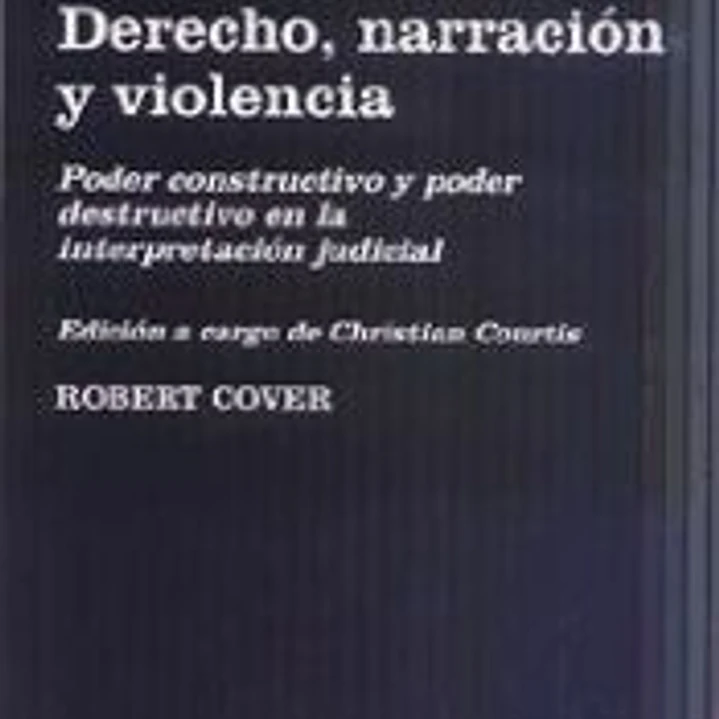 Derecho, narración y violencia 1