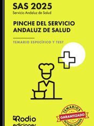 Pinche del Servicio Andaluz de Salud. Temario Específico y Test. SAS 2025