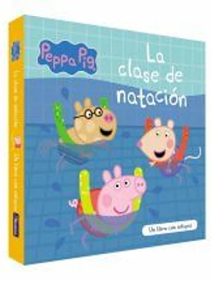 Peppa Pig. Libro de cartón con solapas - La clase de natación