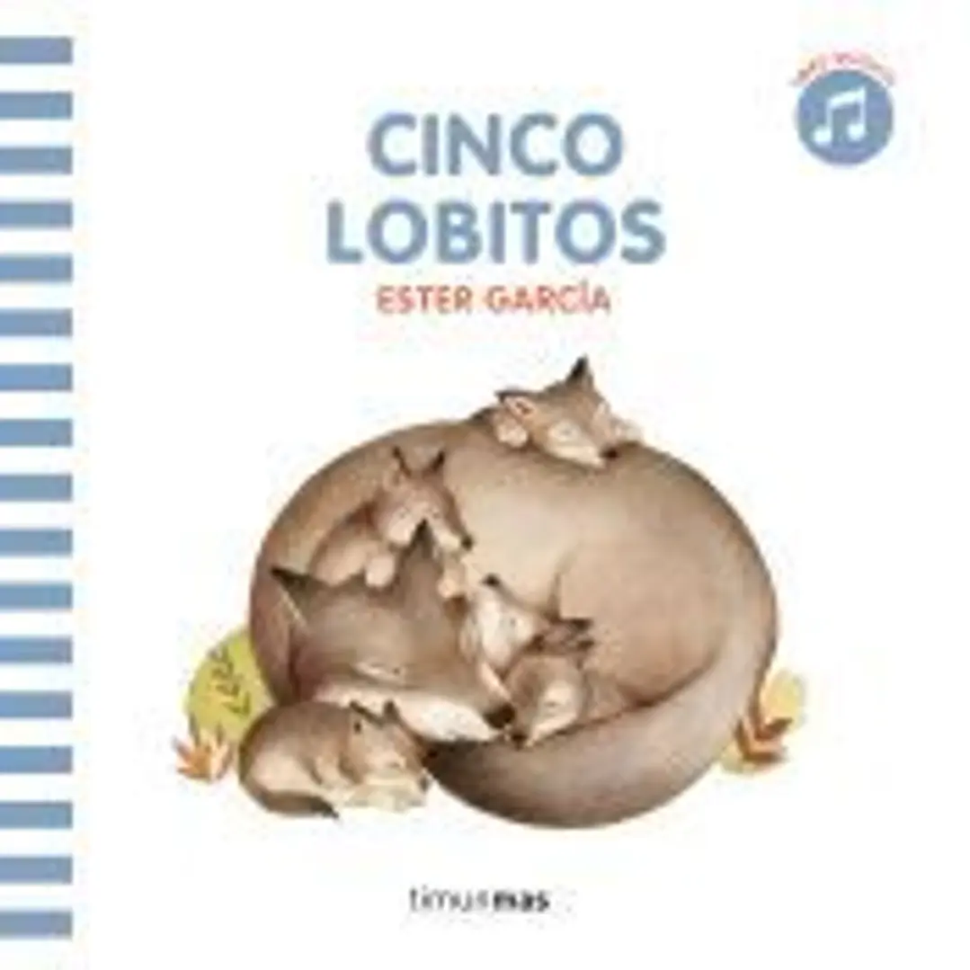Cinco lobitos. Libro con sonido 1