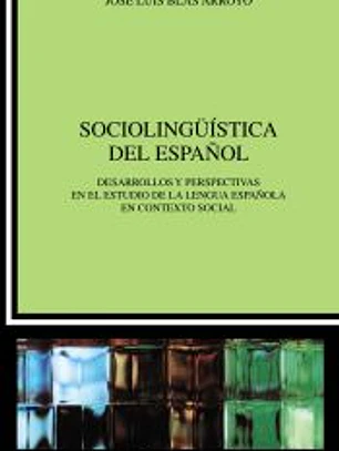 Sociolingüística del español : desarrollos y perspectivas en el estudio de la lengua española en contexto social