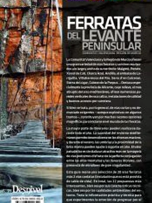 Ferratas del Levante peninsular: Comunitat Valenciana y Región de Murcia