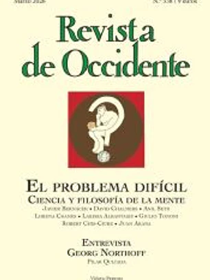Revista de Occidente 538: El problema difícil. Ciencia y filosofía de la mente