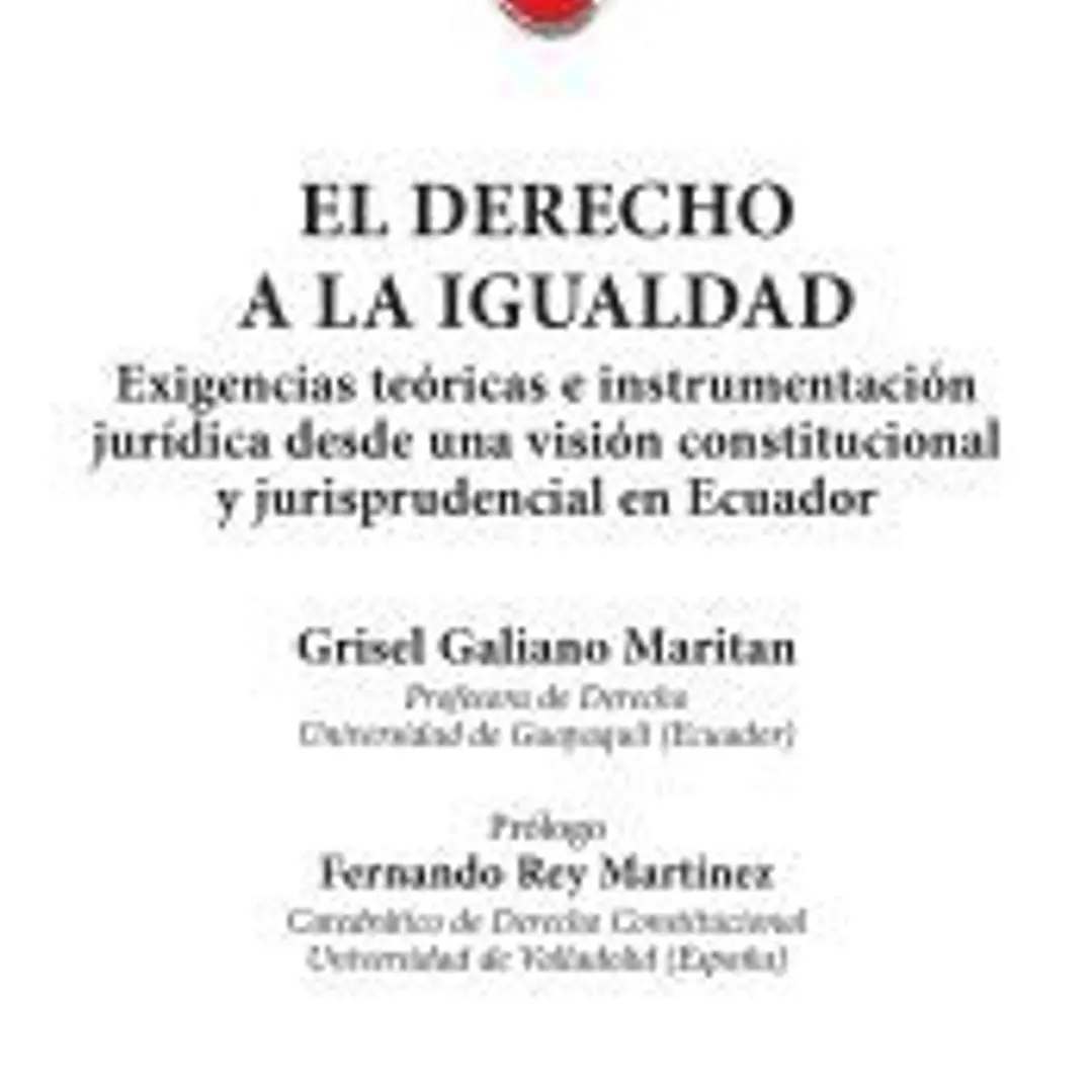 El derecho a la igualdad: exigencias teóricas e instrumentación jurídica desde una visión constitucional y jurisprudencial en Ecuador 1