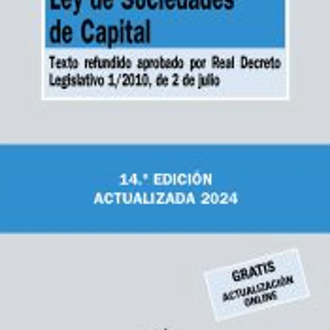 Ley de Sociedades de Capital 1
