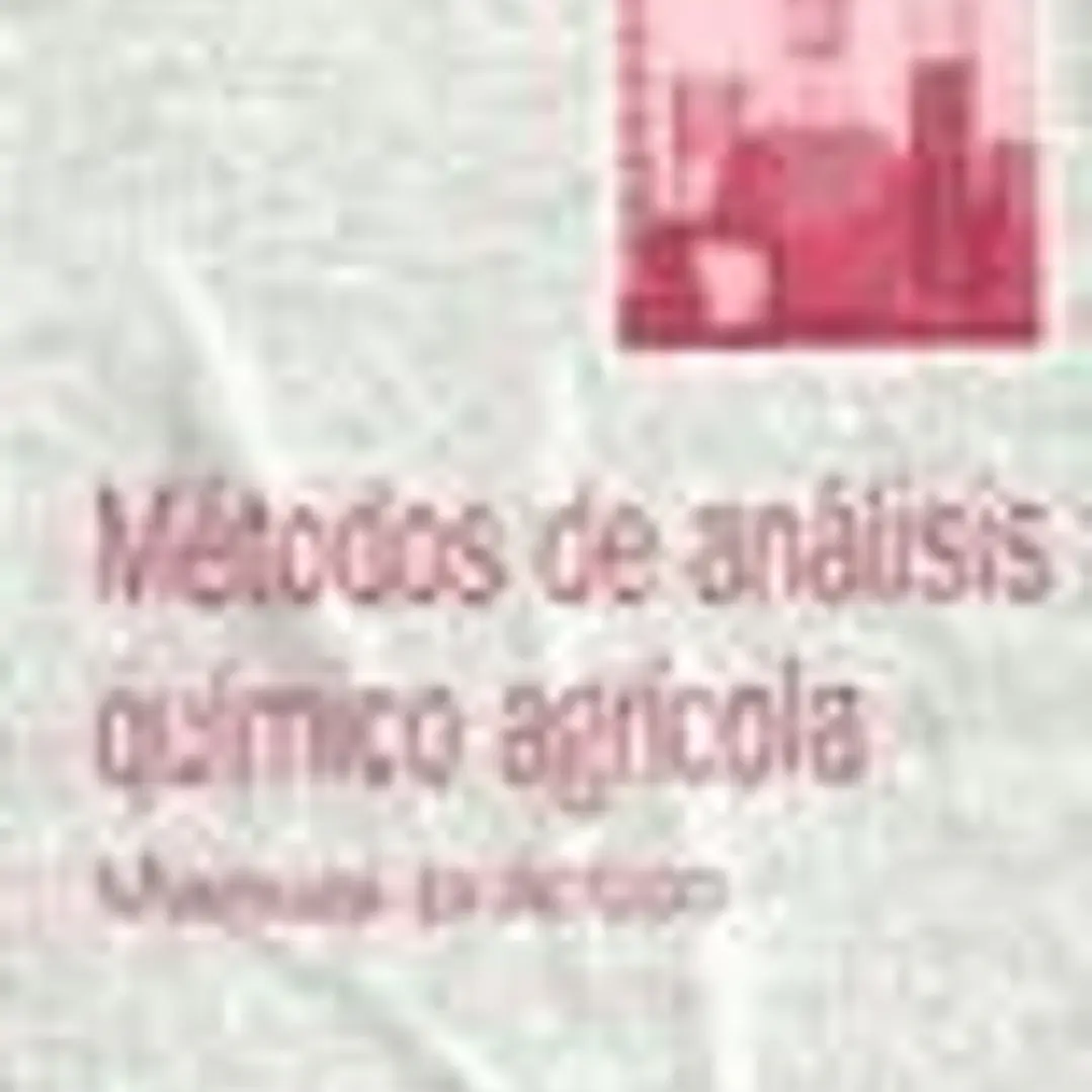 Métodos de análisis químico agrícola. Manual práctico 1