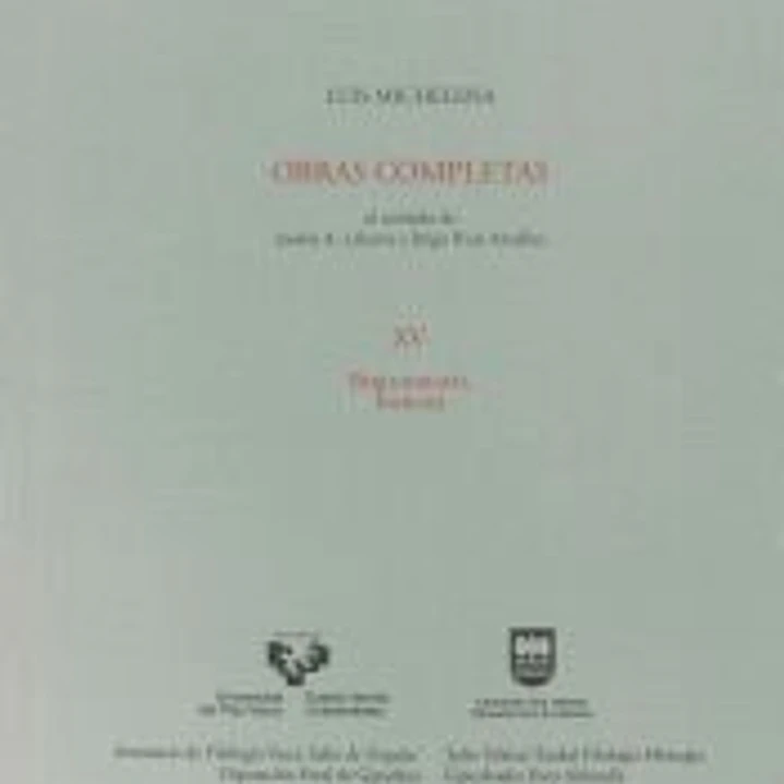 Luis Michelena. Obras completas. XV. Bibliograf?a. êndices 1