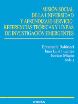 Misión social de la universidad y Aprendizaje-Servicio: referencias teóricas y líneas de investigaci