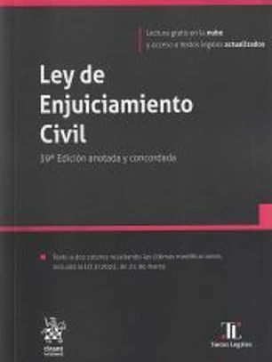 Ley de enjuiciamiento civil 39ª edición