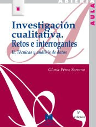 Investigación cualitativa II: retos e interrogantes