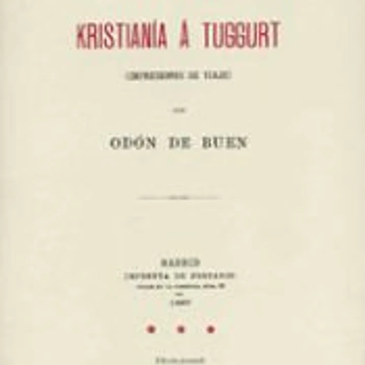 De Kristianía a Tuggurt : (impresiones de viaje) 1