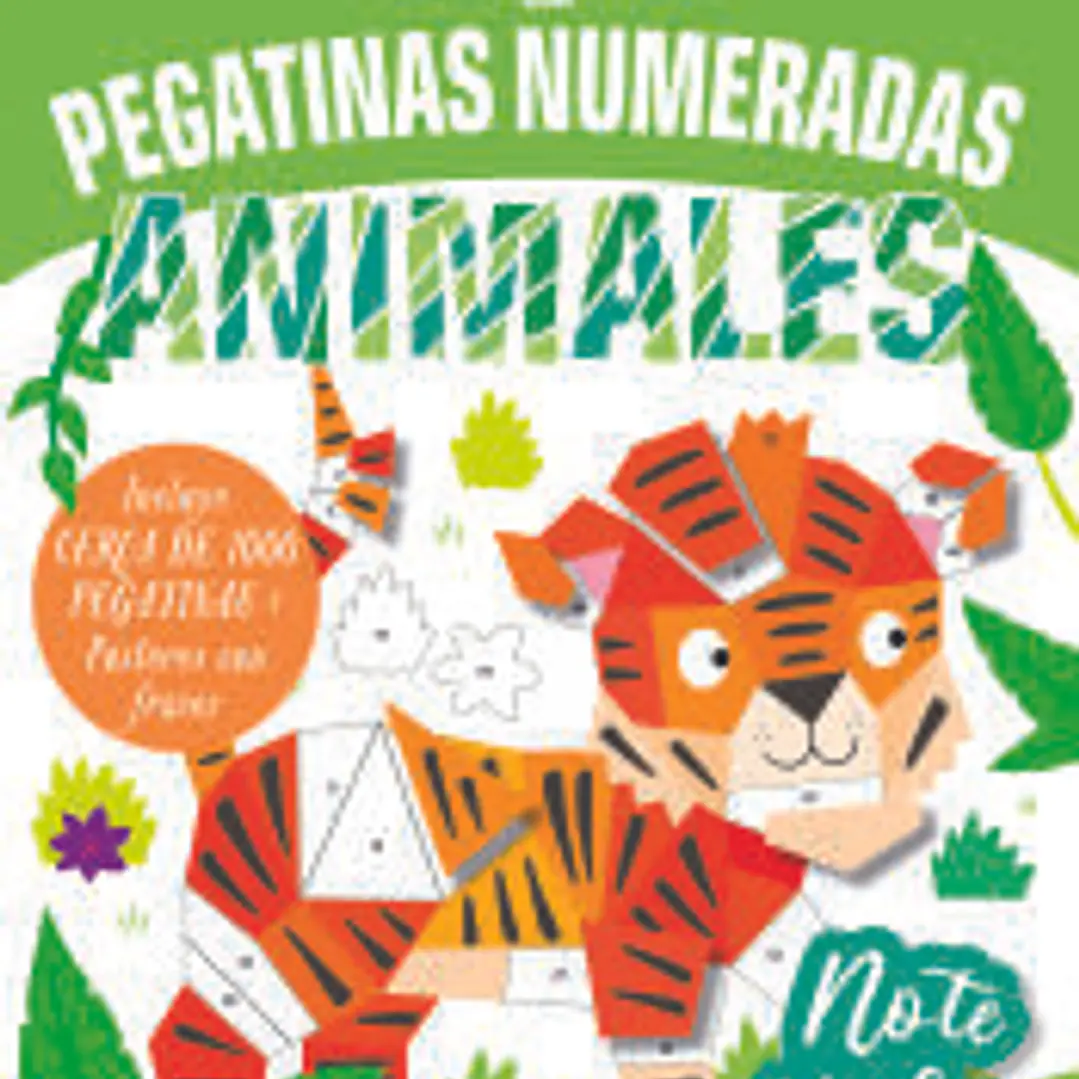 MINDFULNESS con pegatinas numeradas: ANIMALES 1
