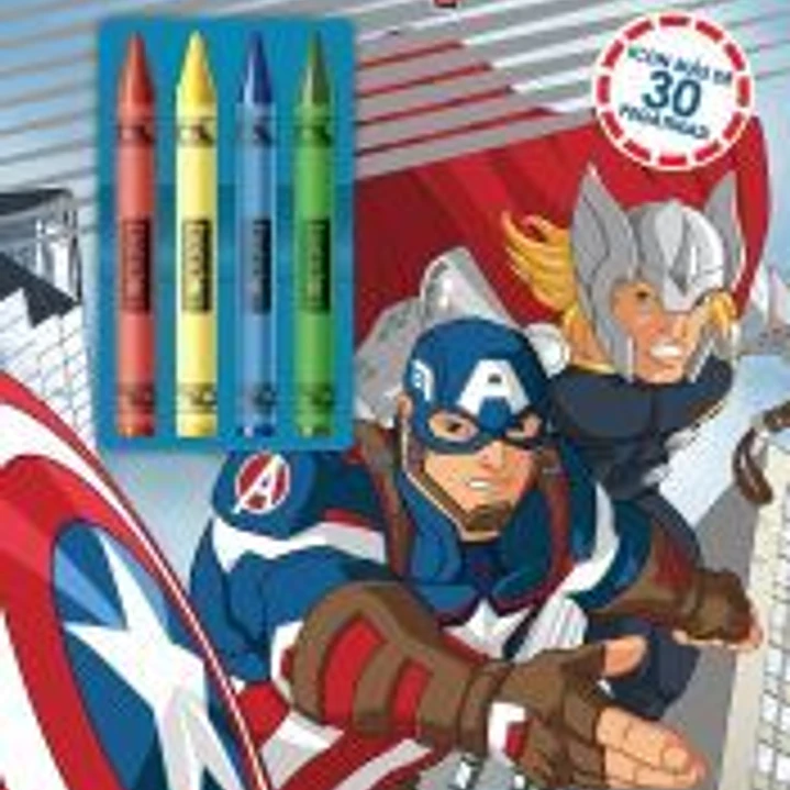 Los Vengadores. Libro para colorear con ceras 1