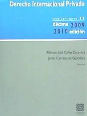 Derecho Internacional Privado Vol. II