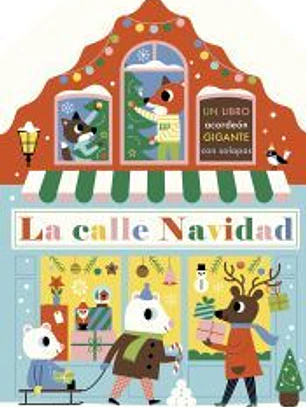 La calle Navidad. Libro acordeón