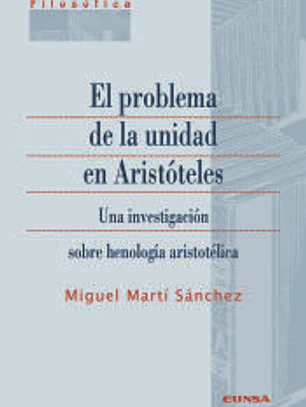 El problema de la unidad en Aristóteles