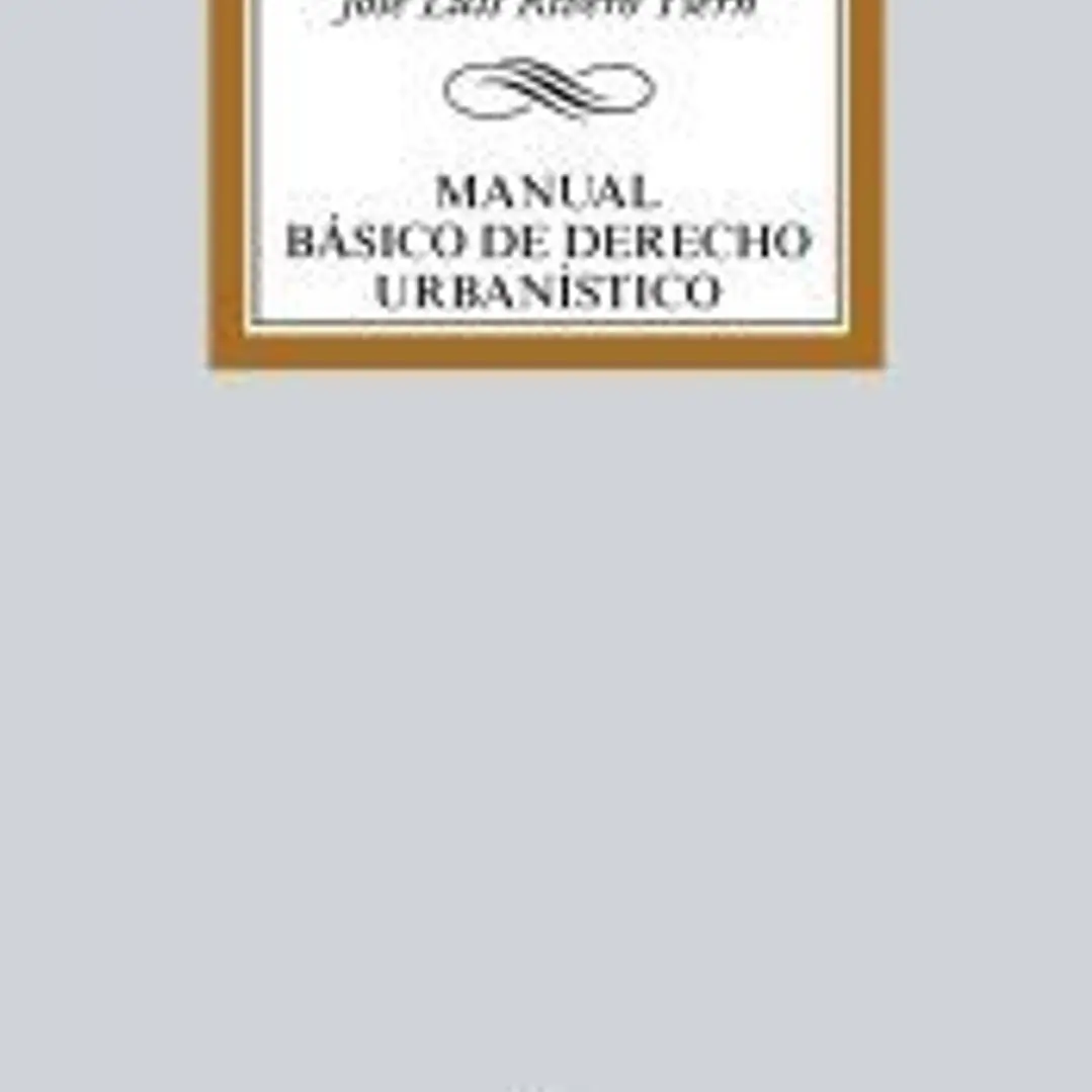 Manual básico de Derecho Urbanístico 1