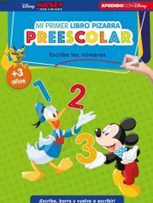 Aprende con Disney. Primeros números (Libro-pizarra)