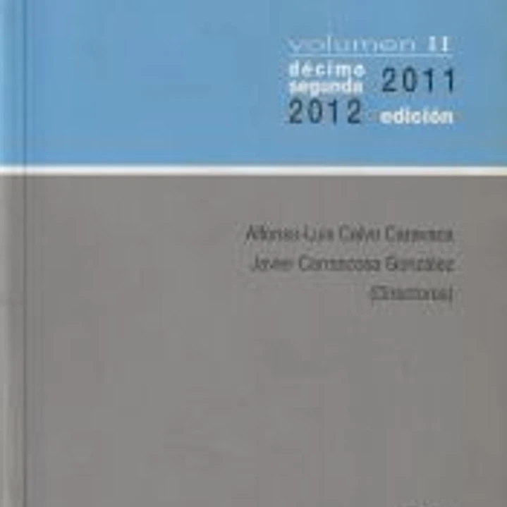 DERECHO INTERNACIONAL PRIVADO VOLÚMEN II. 1