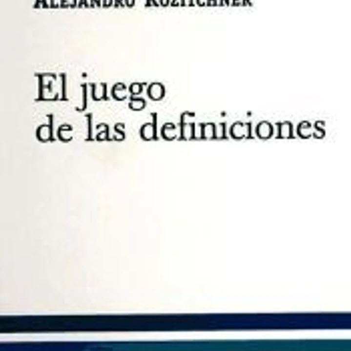 EL JUEGO DE LAS DEFINICIONES 1