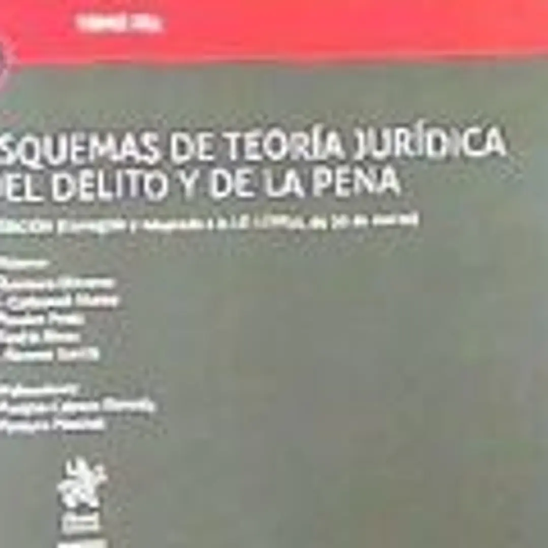 Tomo XIX Esquemas de Teoría Jurídica del Delito y de la Pena 4ª Edición 2018 1
