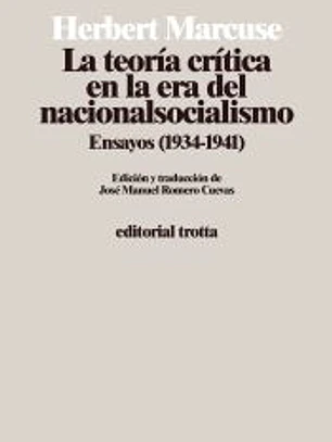 La teoría crítica en la era del nacionalsocialismo