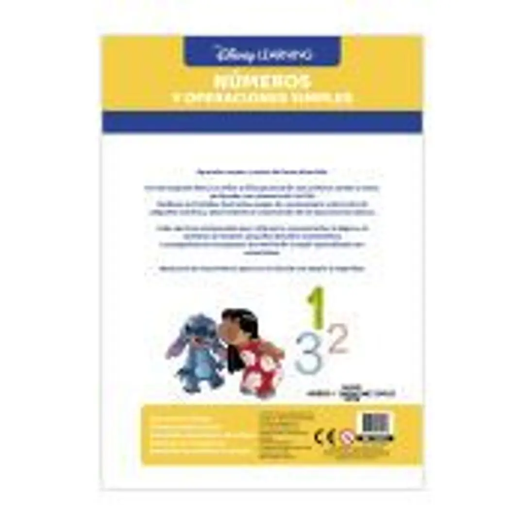 DISNEY - NUMEROS Y OPERACIONES SIMPLES - STITCH - 5-6 AÑOS 1