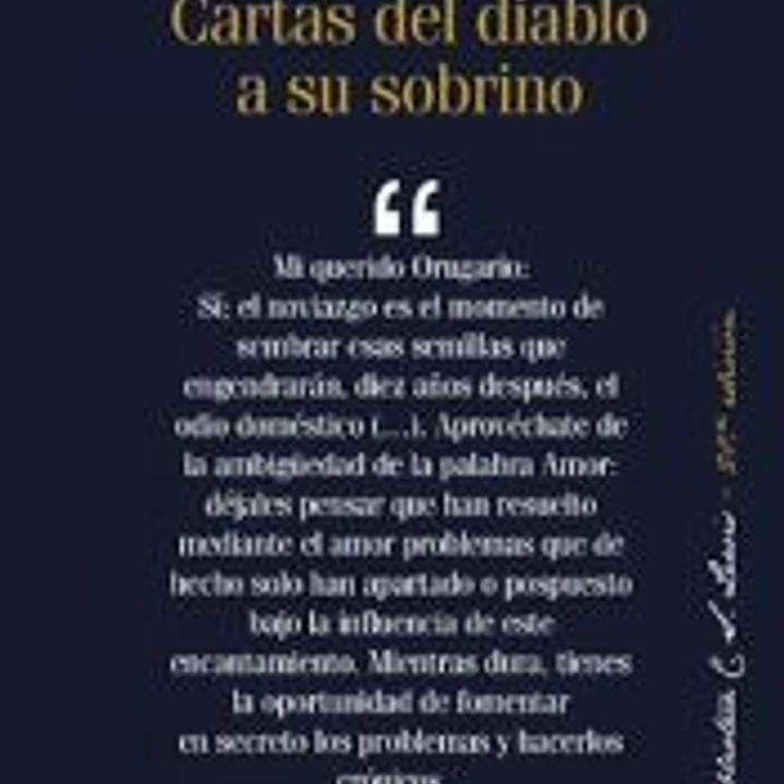 Cartas del diablo a su sobrino 1