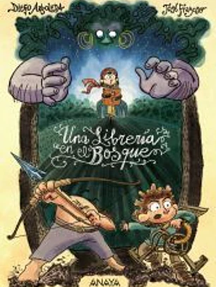 Una librería en el bosque