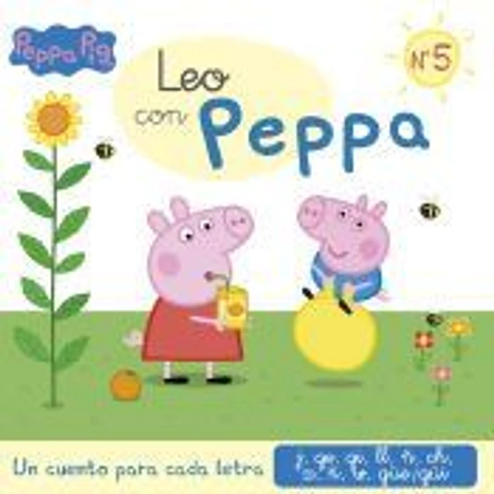 Un cuento para cada letra: j, ge, gi, ll, ñ, ch, x, k, w, güe-güi (Leo con Peppa Pig 5) 1