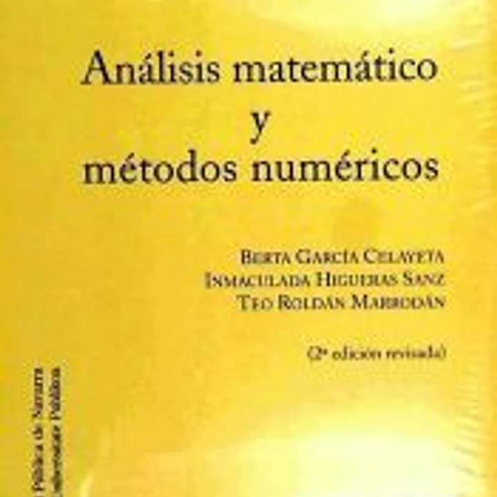 Análisis matemático y métodos numéricos 1