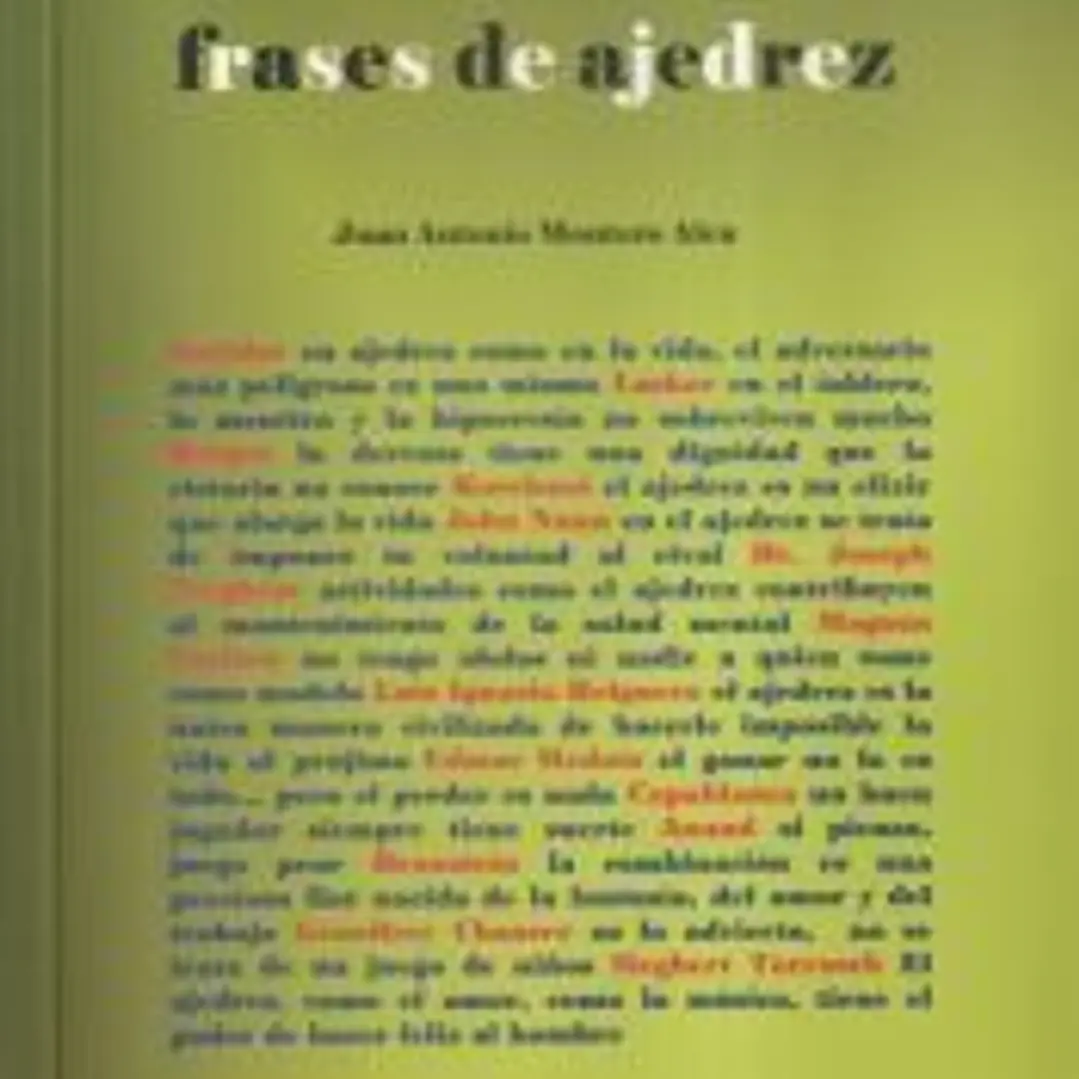 EL LIBRO DE LAS FRASES DEL AJEDREZ 1