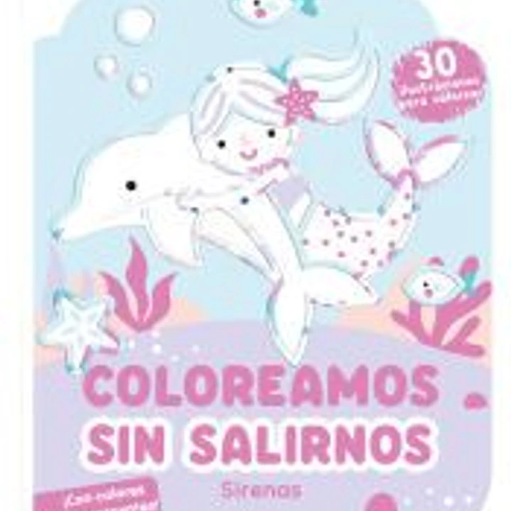 Coloreamos sin salirnos. Sirenas 1