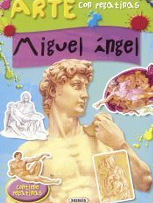 Arte con pegatinas. Miguel Ángel