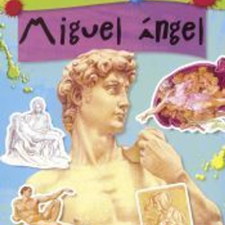 Arte con pegatinas. Miguel Ángel 1