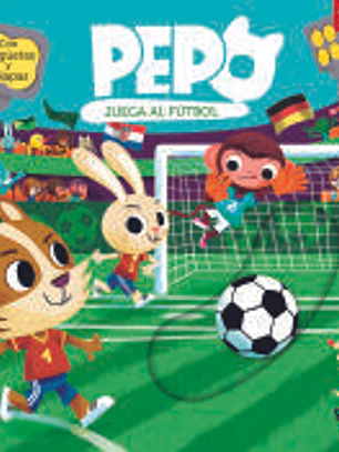 Pepo juega al fútbol
