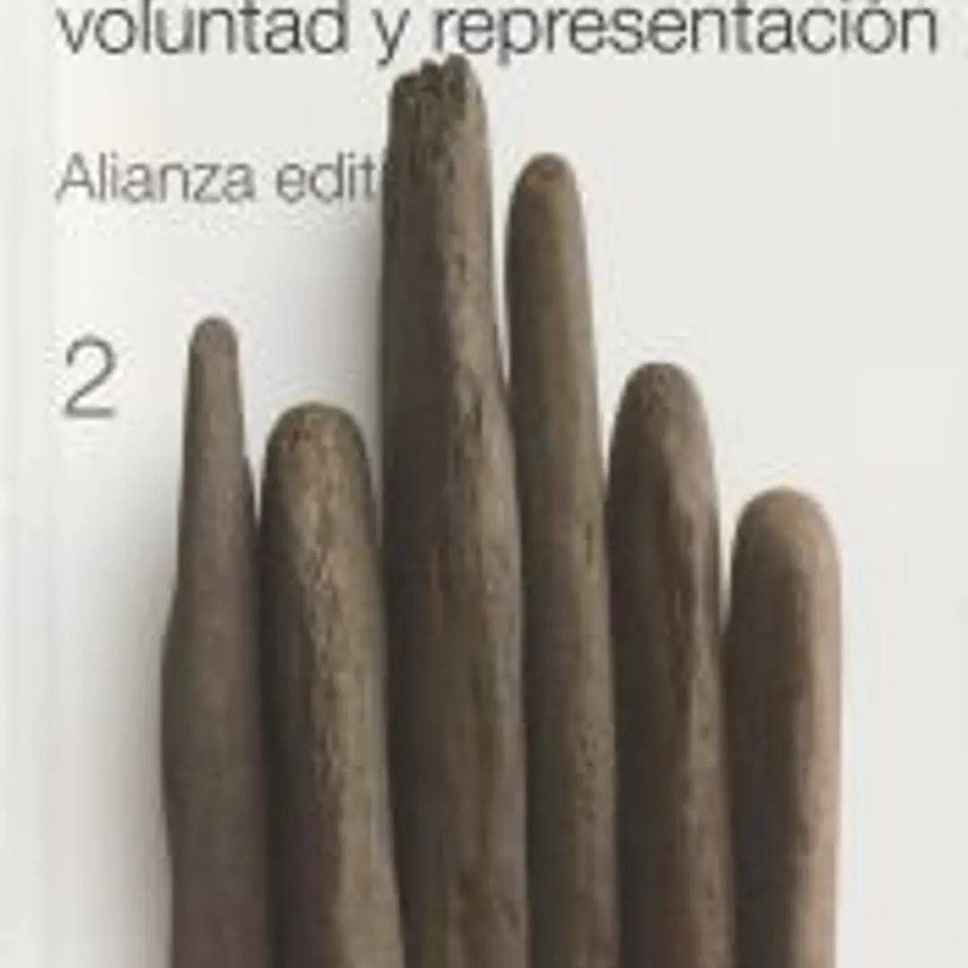 El mundo como voluntad y representación, 2 1