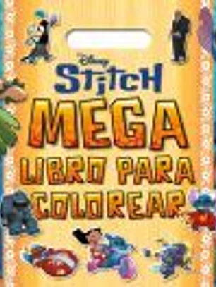 Stitch. Megalibro para colorear: Con pegatinas