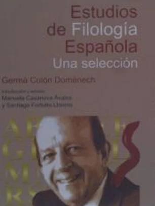 Estudios de filología española: una selección