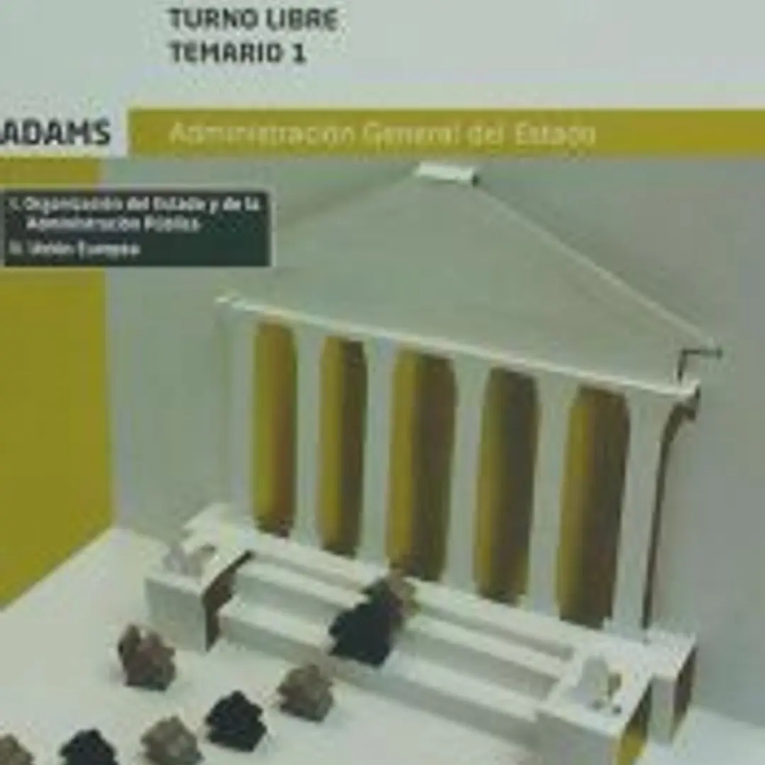Gestión de la Administración del Estado, turno libre. Temario 1 1