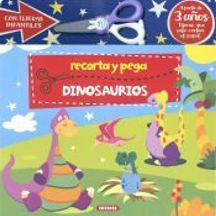 Recorta y pega dinosaurios 1